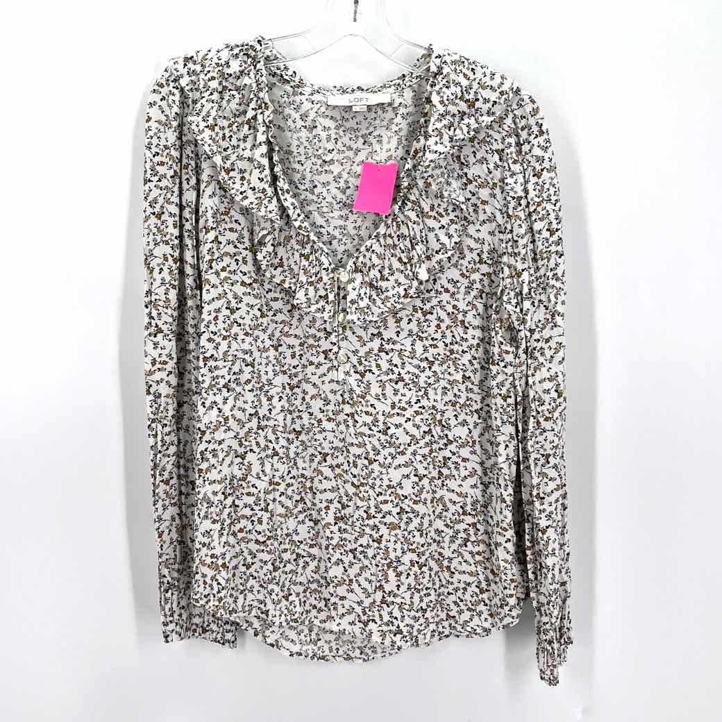 Size L LOFT White Shirt