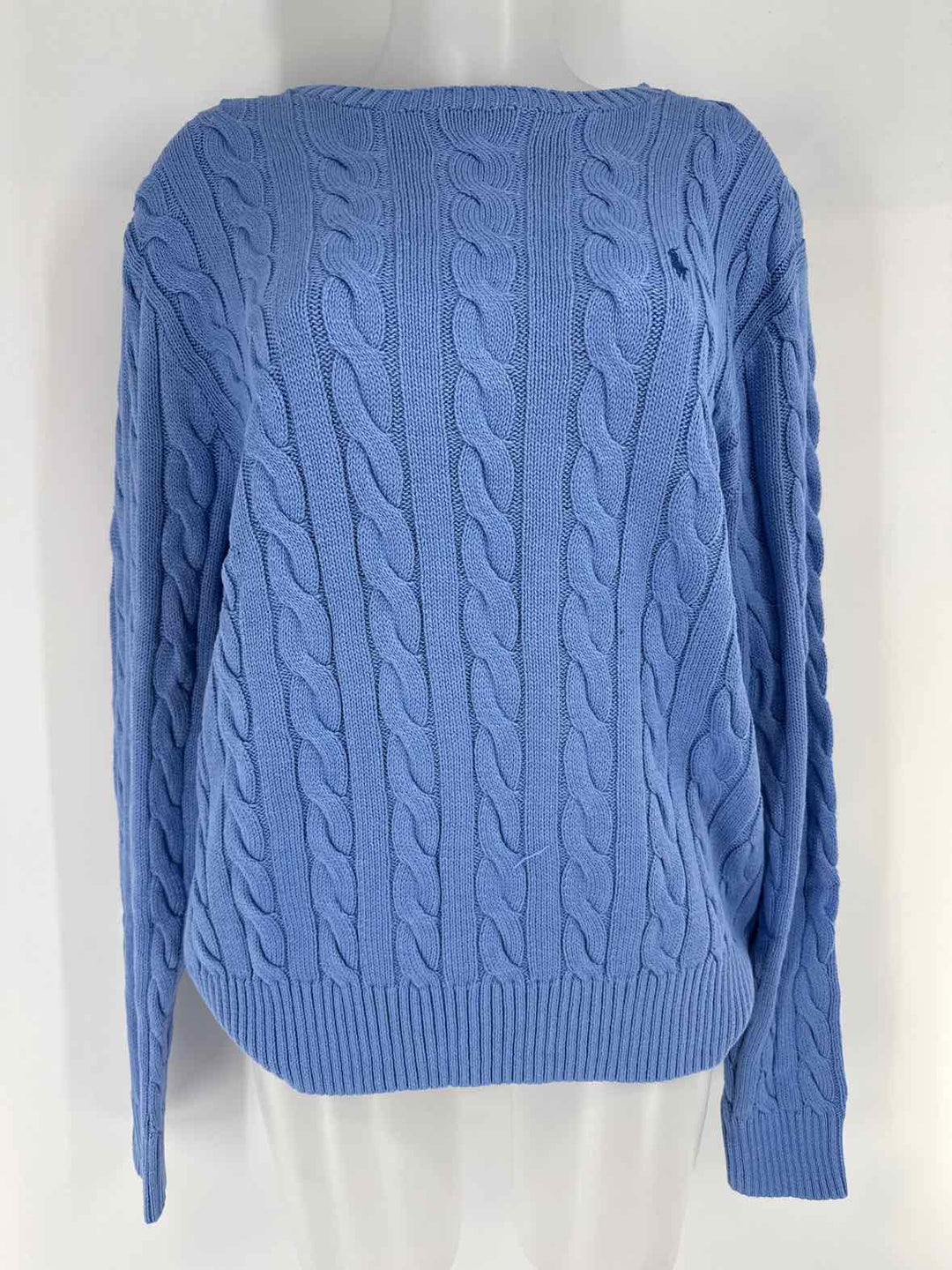 Size L RALPH LAUREN Blue Sweater