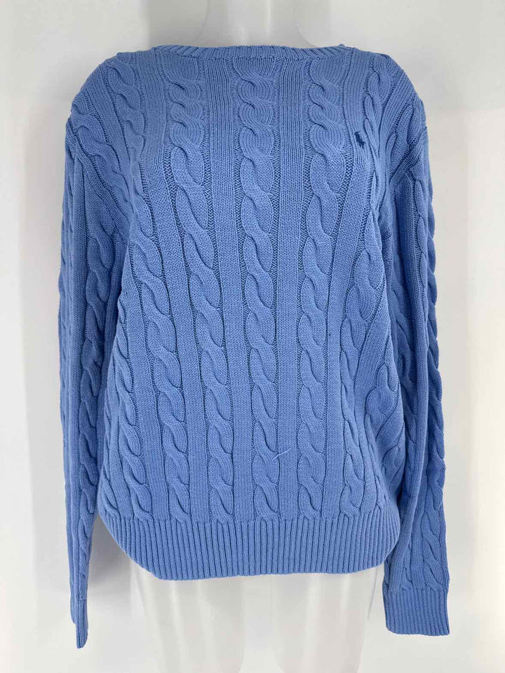 Size L RALPH LAUREN Blue Sweater