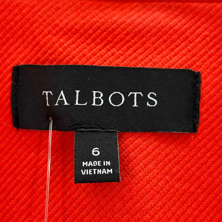 Size 6 Talbots Orange Blazer