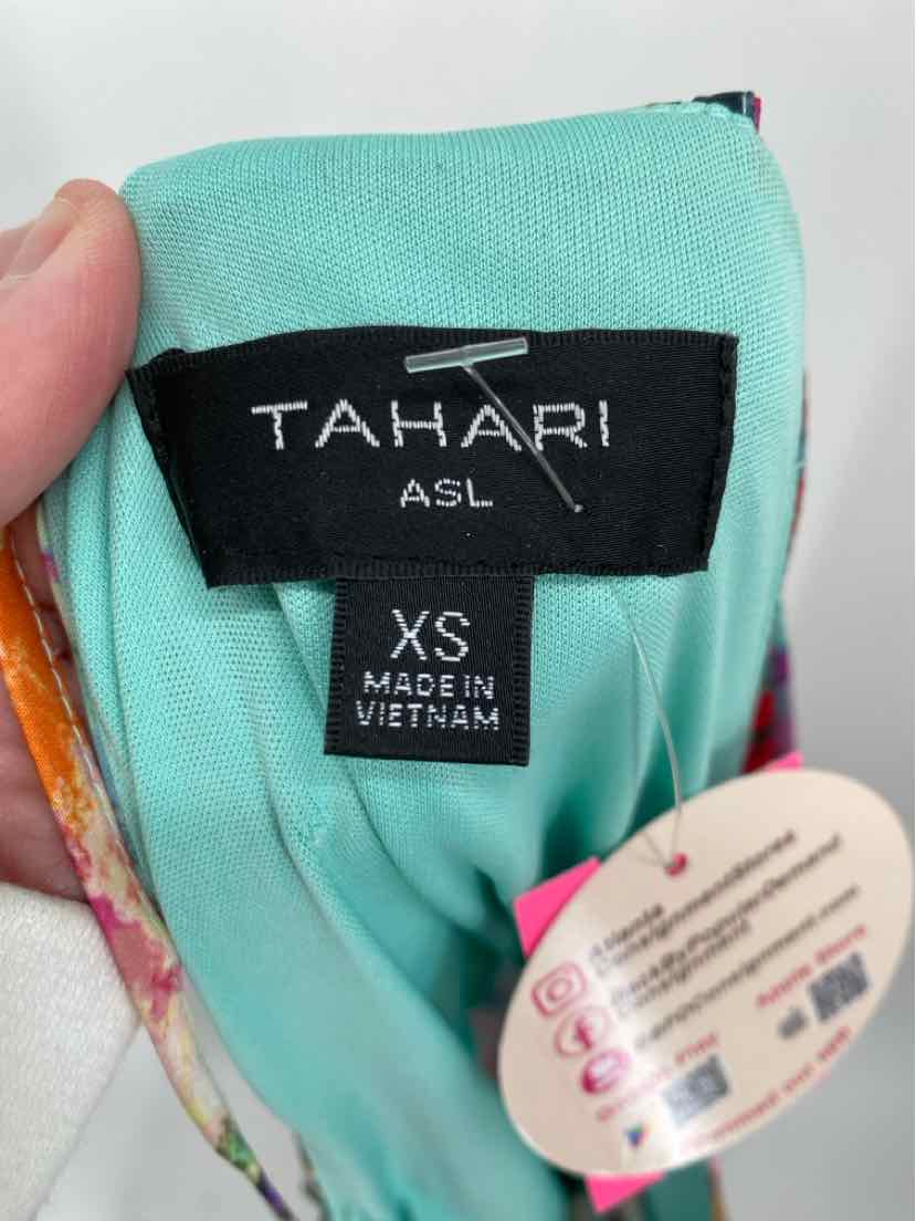 Size XS TAHARI Multi-Color Dress