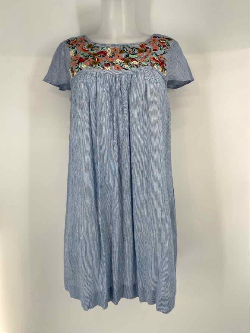 Size S CHELSEA & THEODORE Blue Dress