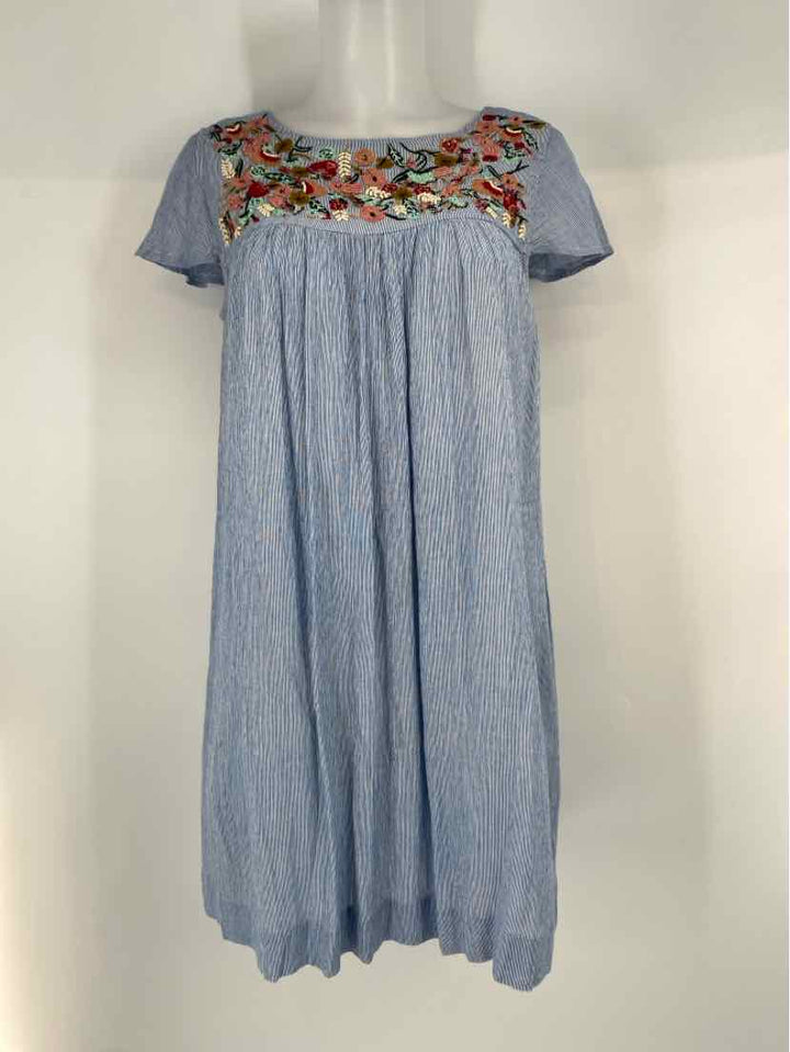 Size S CHELSEA & THEODORE Blue Dress
