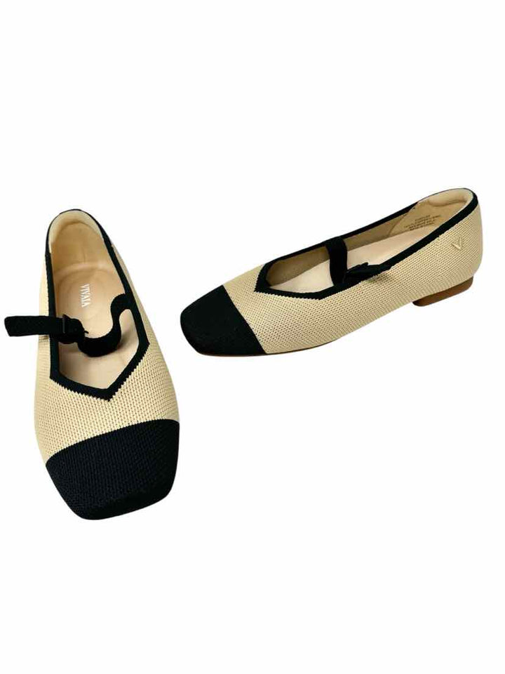 Shoe Size 40 VIVAIA Tan Flats