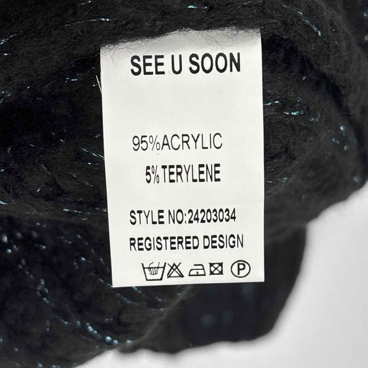 Size 2 Black Knit Sweater
