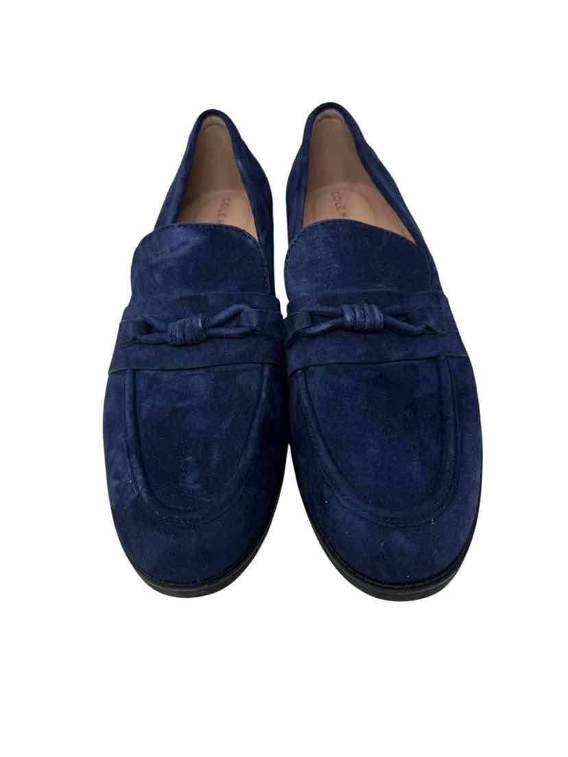 Shoe Size 9 Cole Haan Navy Suede Loafers