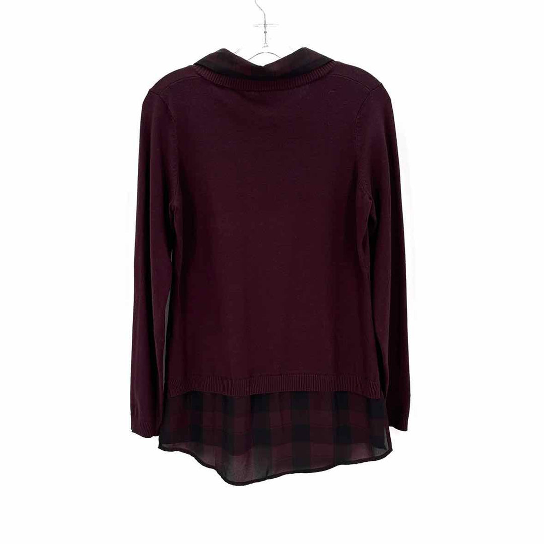 Size S Adrianna Papell Wine Sweater