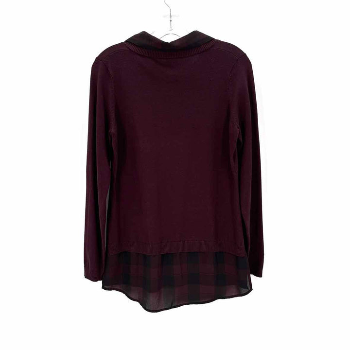 Size S Adrianna Papell Wine Sweater