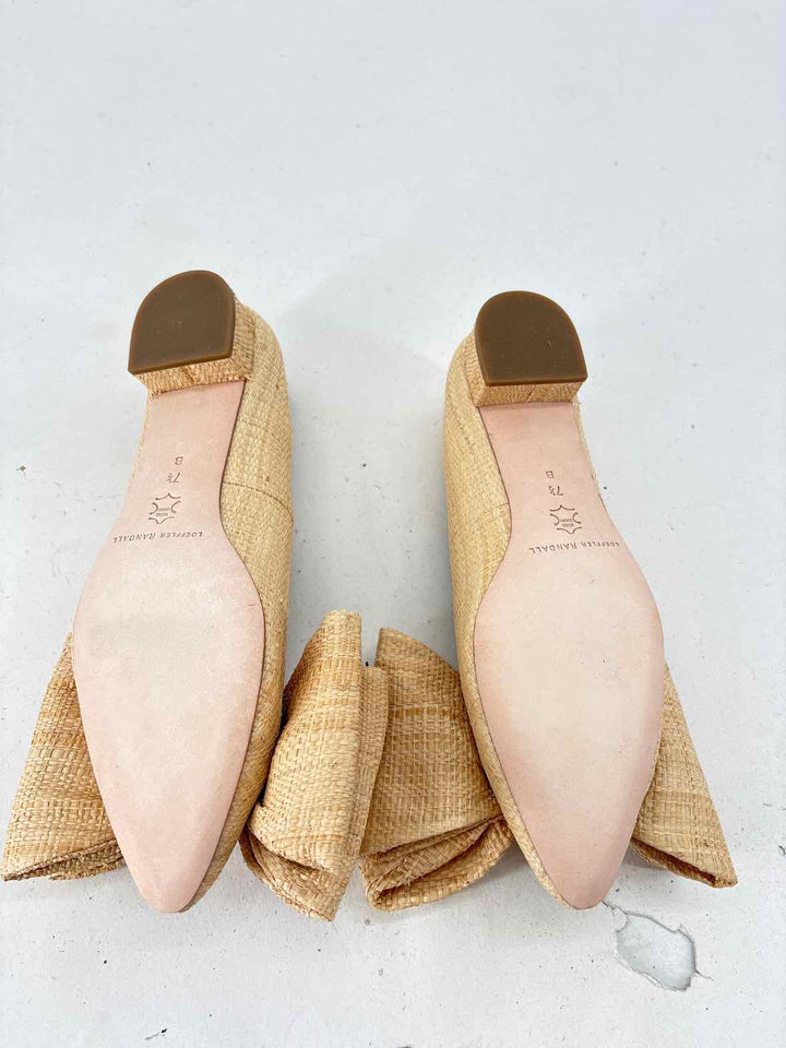 Shoe Size 7.5 LOEFFLER RANDALL Tan Flats