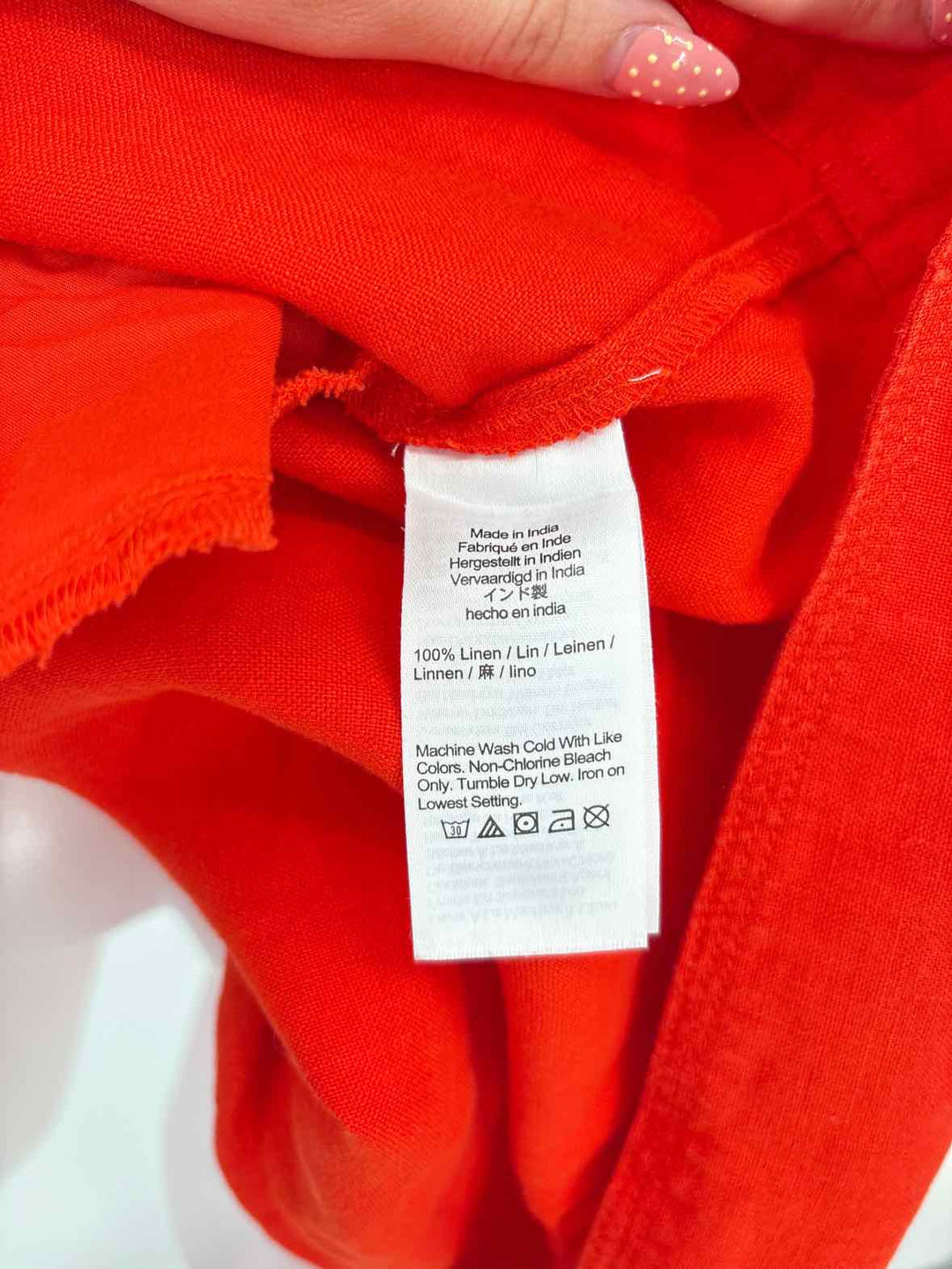 Size XL MADEWELL Orange Dress