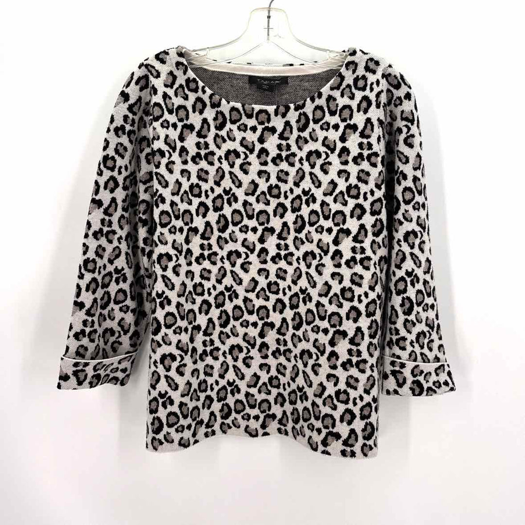 Size L TAHARI gray print Sweater