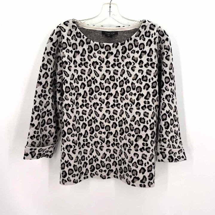Size L TAHARI gray print Sweater