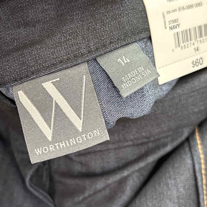 Size 14 WORTHINGTON Navy Pants