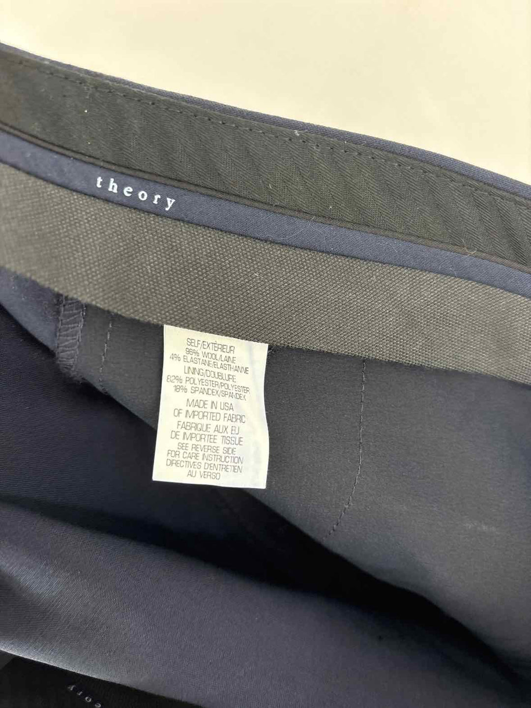 Size 8 THEORY Navy Pants