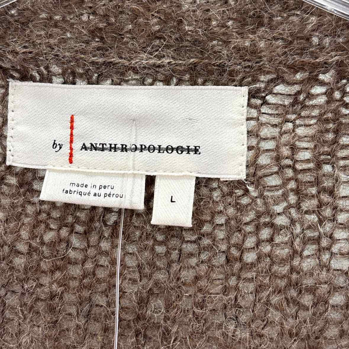 Size L Anthropologie Brown Sweater