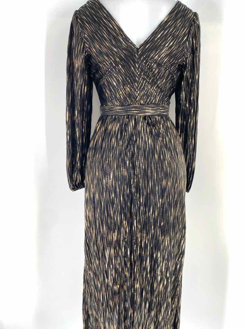 Size 2 GUESS Black Print Dress