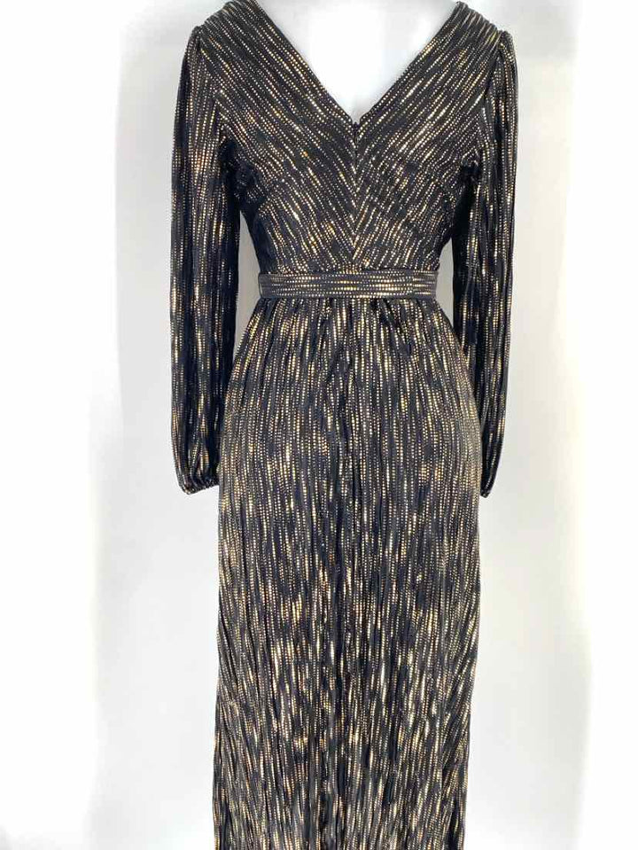 Size 2 GUESS Black Print Dress