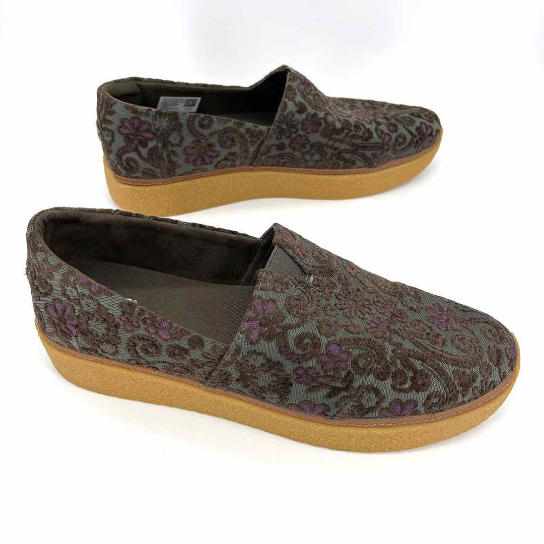 Shoe Size 12 Toms Green Sneakers