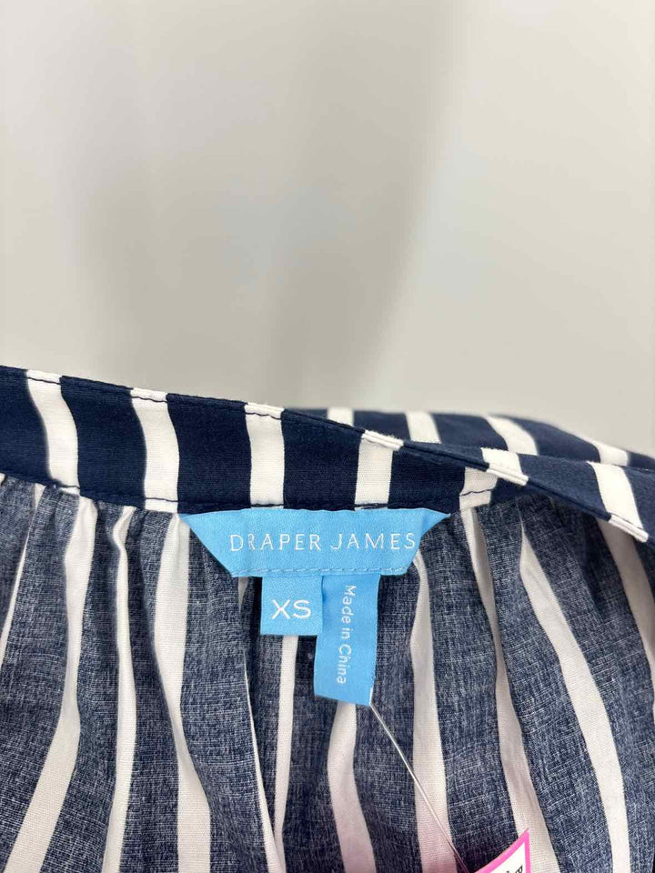 Size XS DRAPER JAMES Navy Print Dress