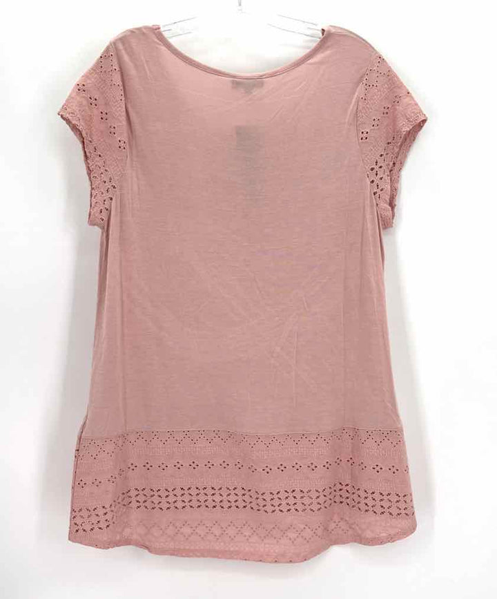 Size XL JOSEPH A Pink Lace Shirt