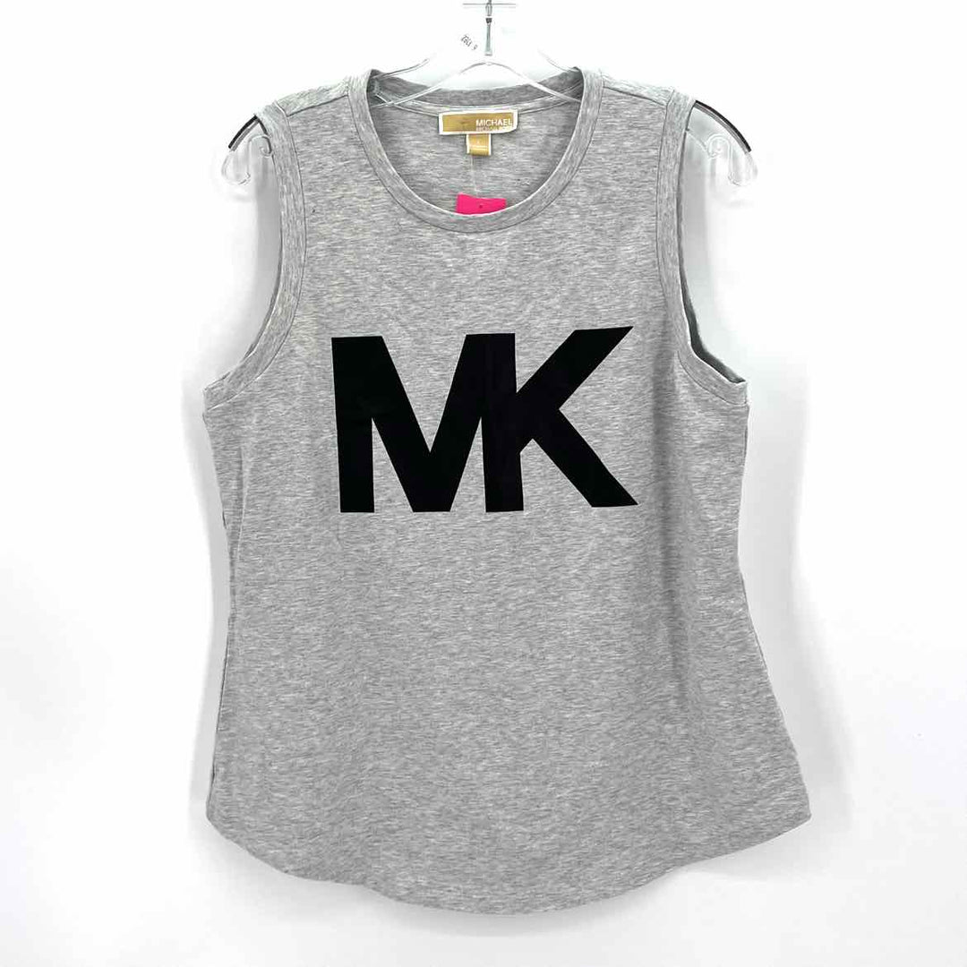Size L Michael Kors Gray Knit Shirt