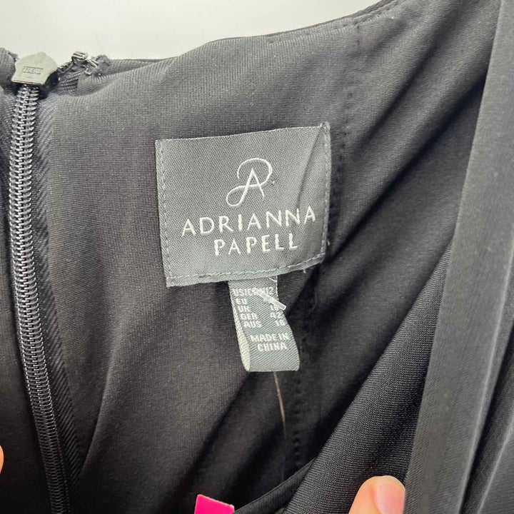 Size 12 Adrianna Papell Black Dress