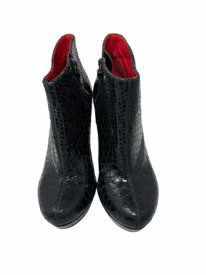 Shoe Size 37 Alice + Olivia Black Leather Boots