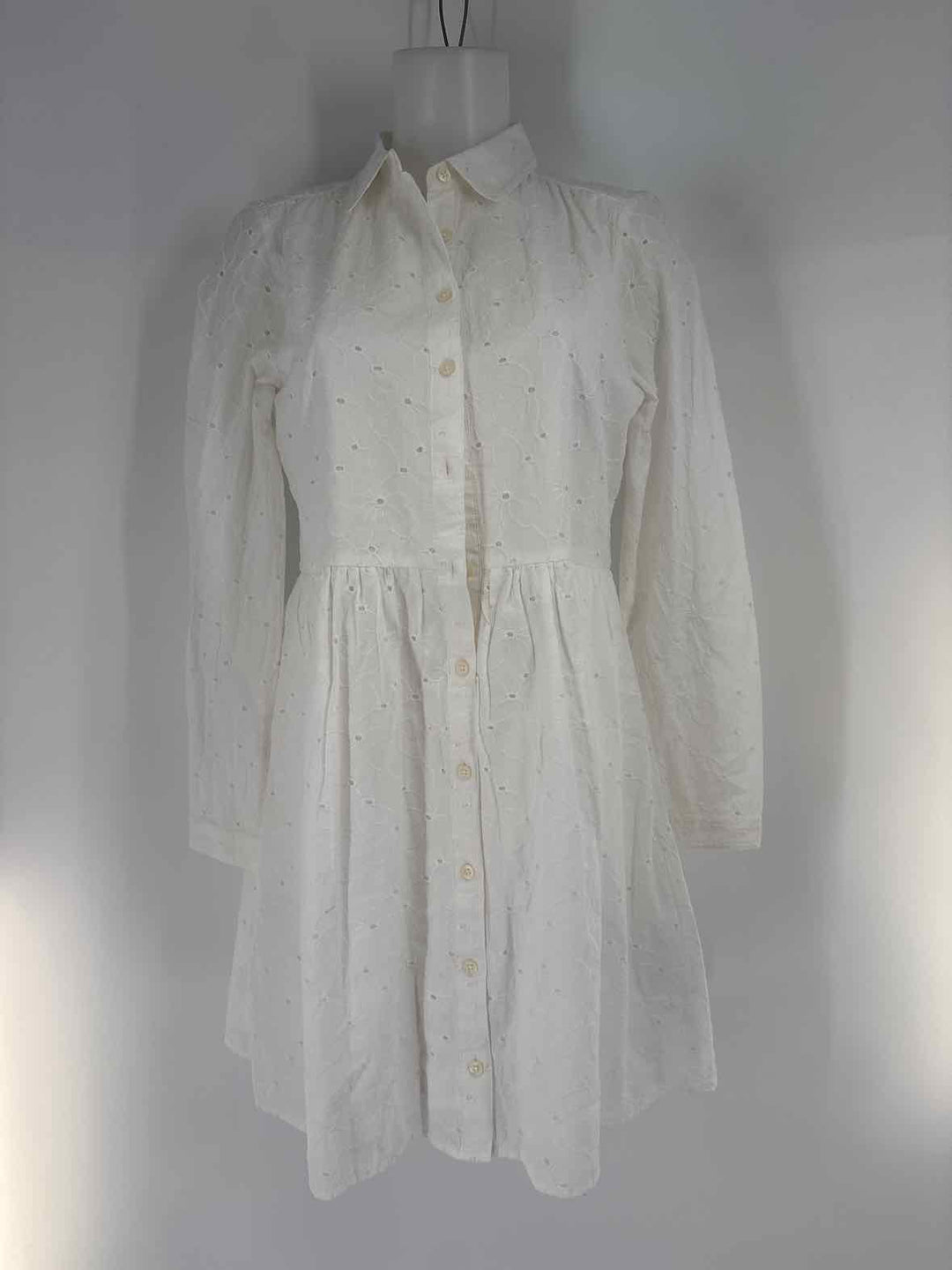 Size 6 J Crew White Dress