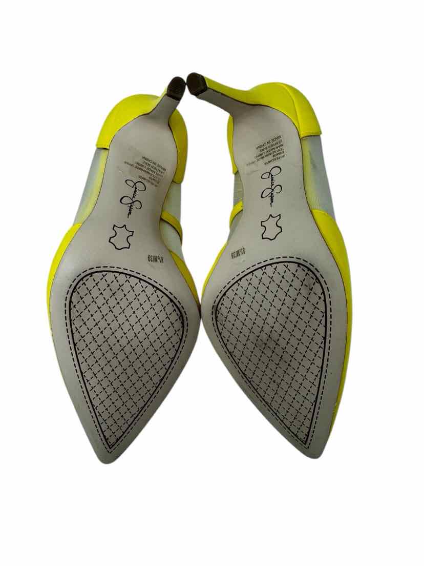 Shoe Size 8.5 Jessica Simpson Yellow Pumps
