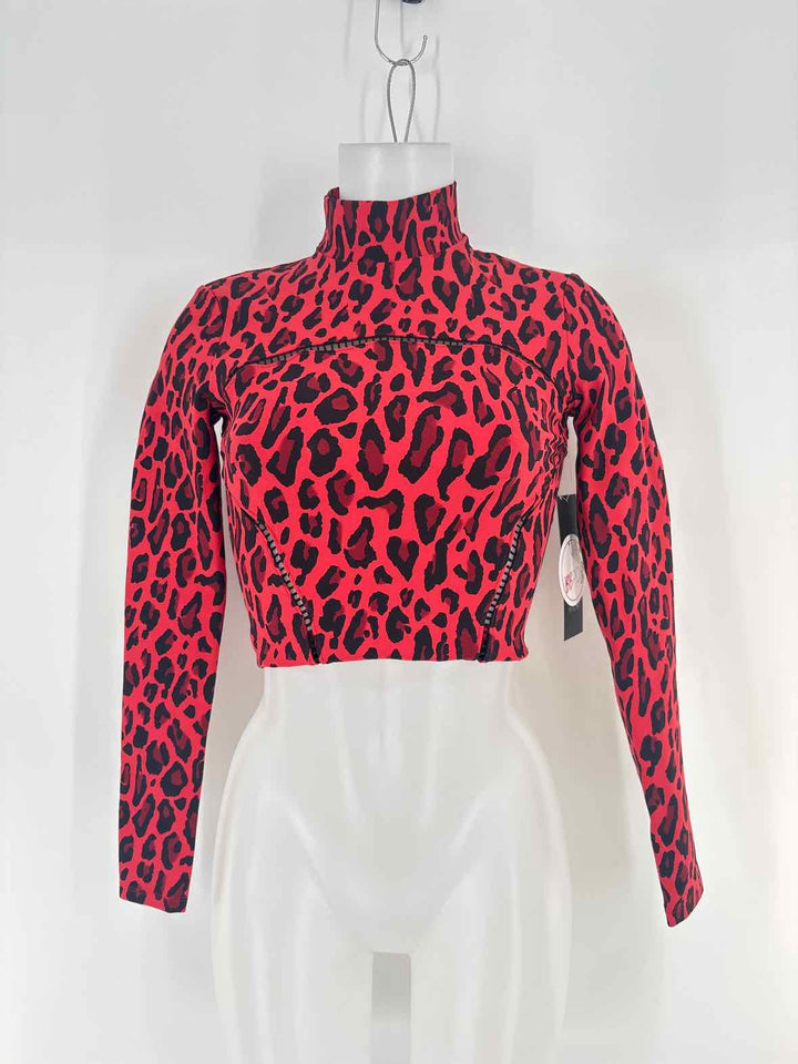 Size XS Red Print Shirt