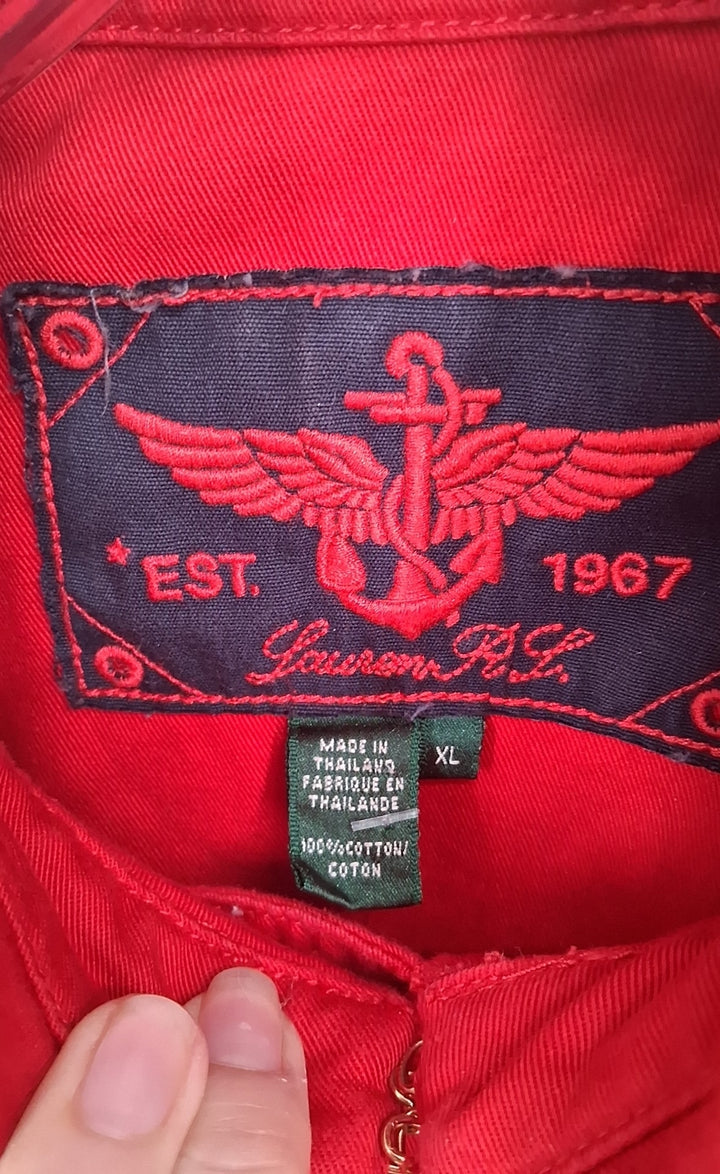 Size XL RALPH LAUREN Red Jacket