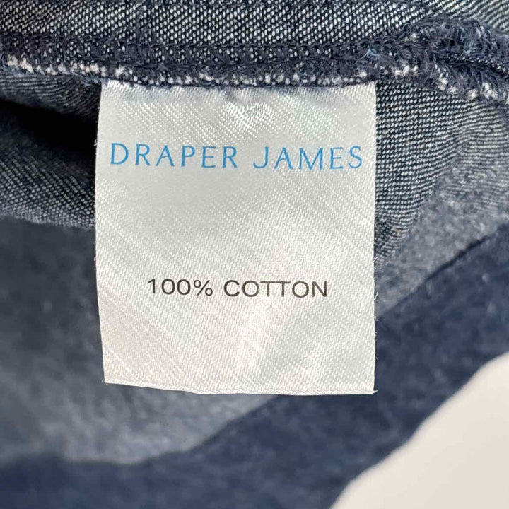 Size L DRAPER JAMES Blue Denim Shirt