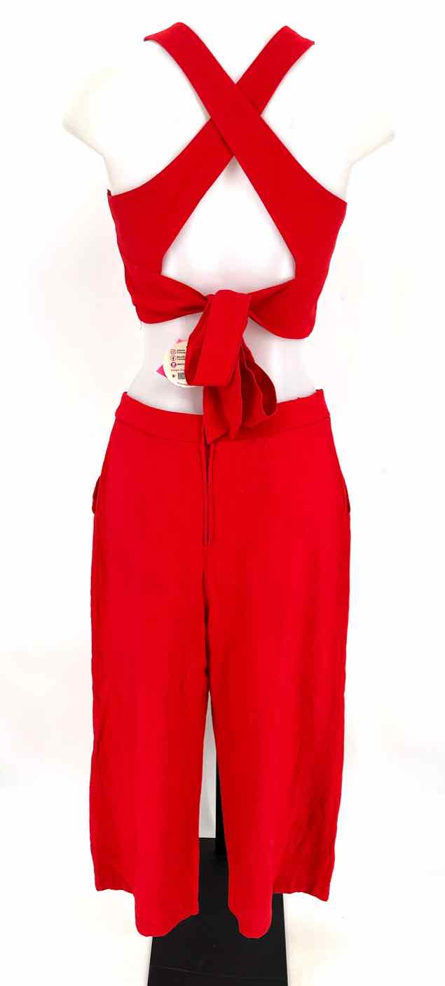 Size 7 Red 2 PC Dress