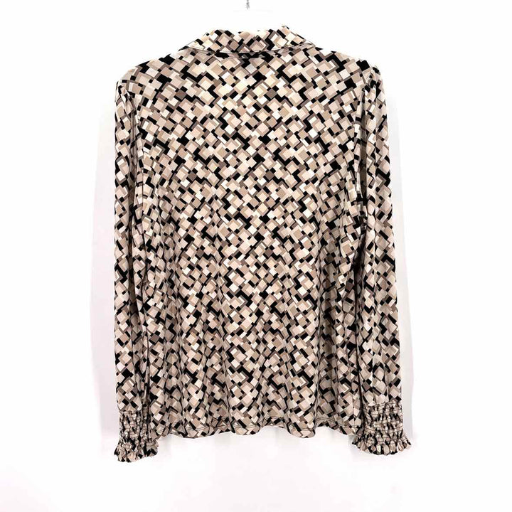 Size M Anne Klein Multi-Color Knit Shirt