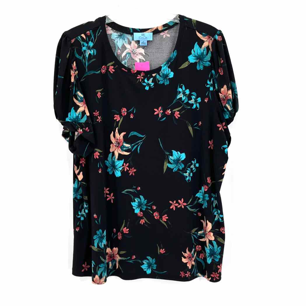 Size 2X CECE Black Shirt