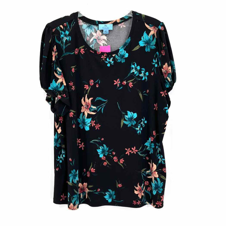 Size 2X CECE Black Shirt