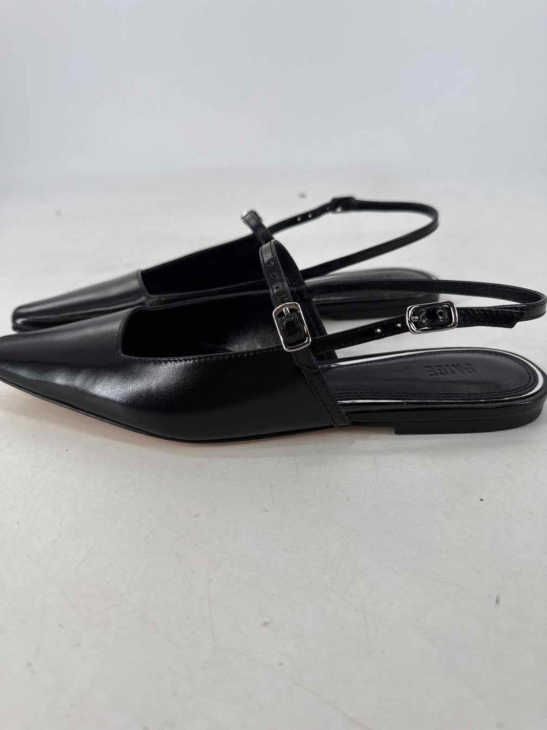 Shoe Size 7 PAIGE Black Leather Flats