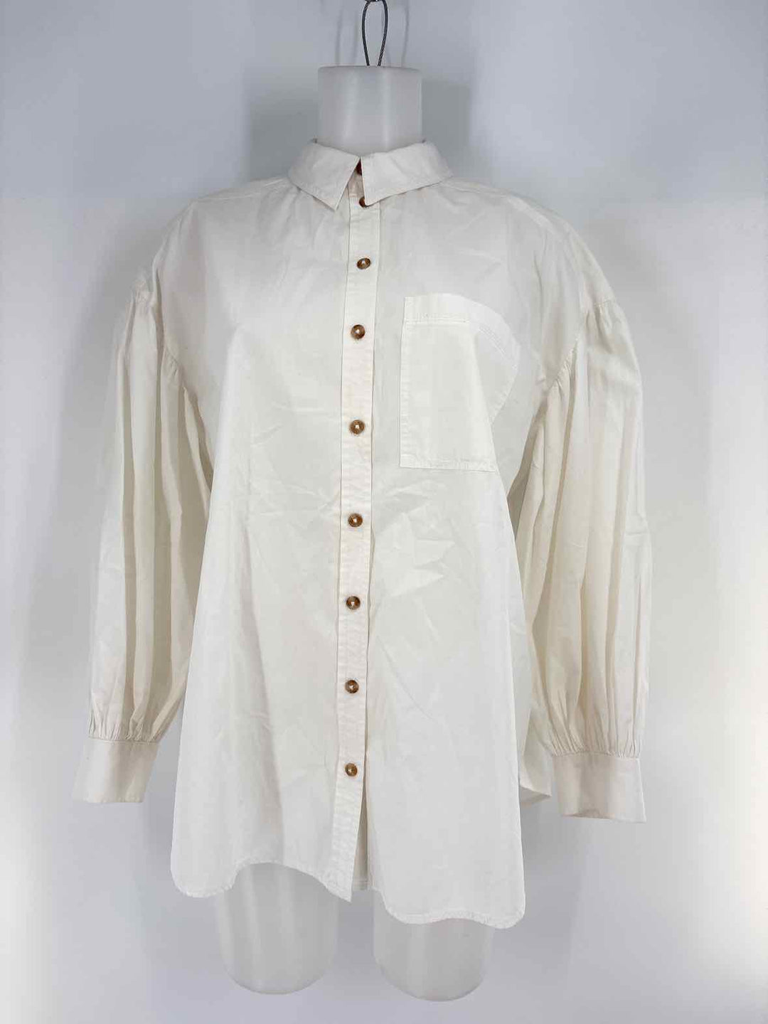 Size XS Pilcro & the Letterpress White Shirt