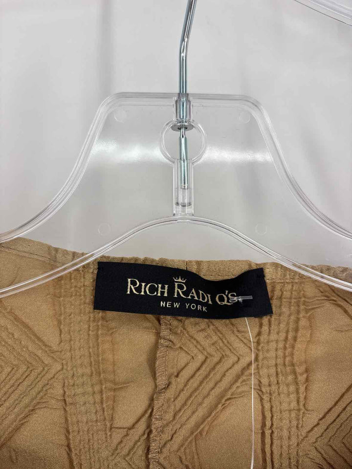 Size L Gold 2 PC Dress