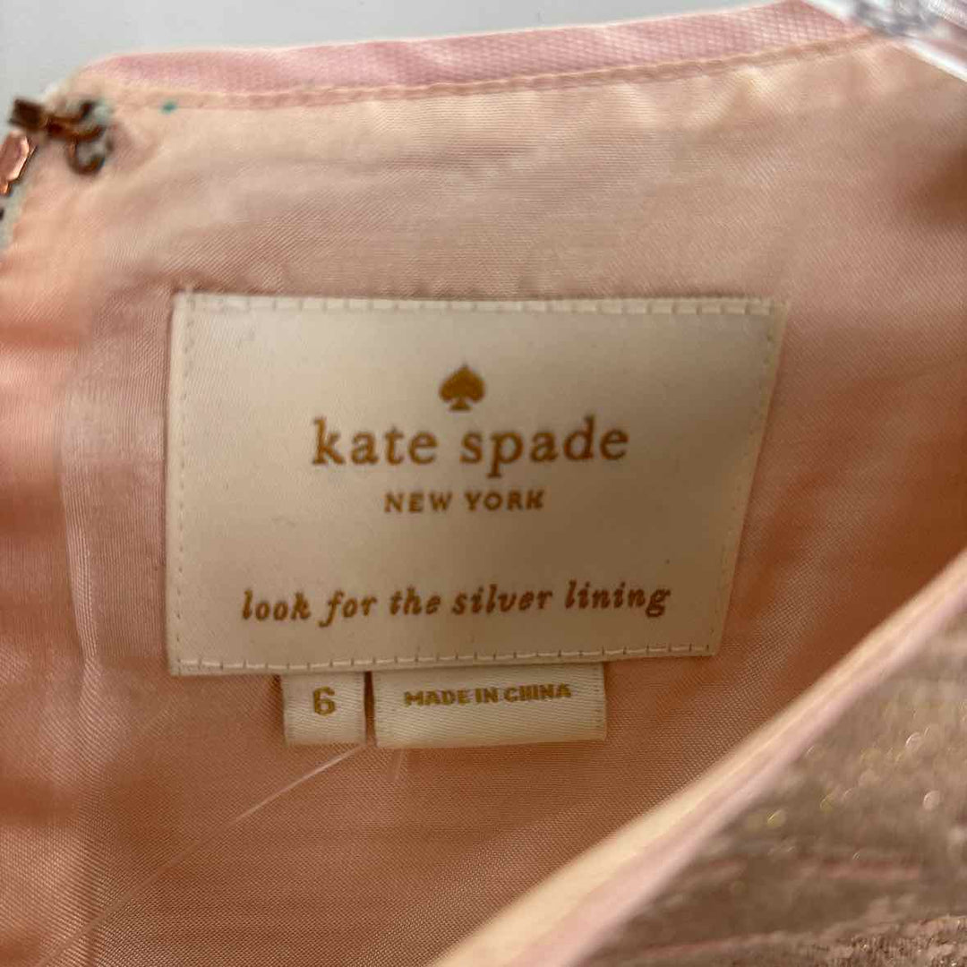 Size 6 Kate Spade Gold Dress