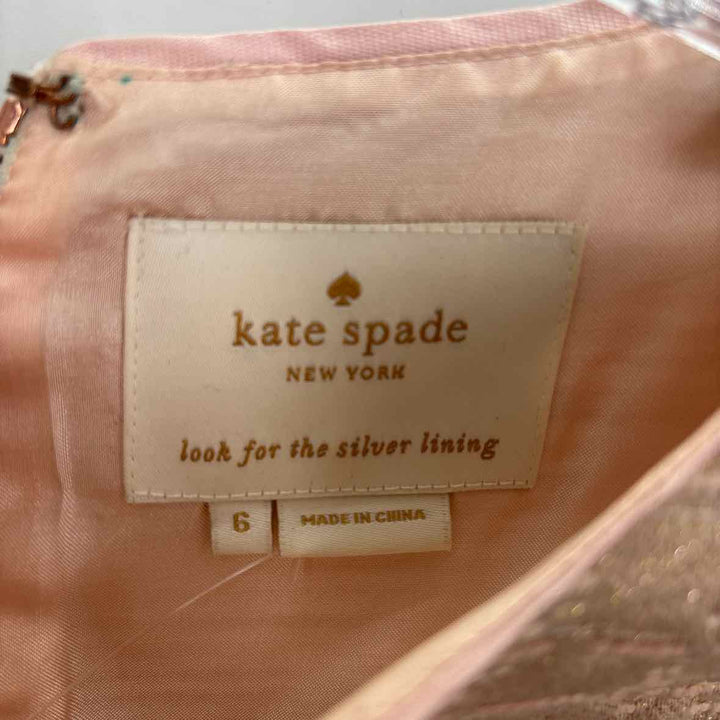 Size 6 Kate Spade Gold Dress