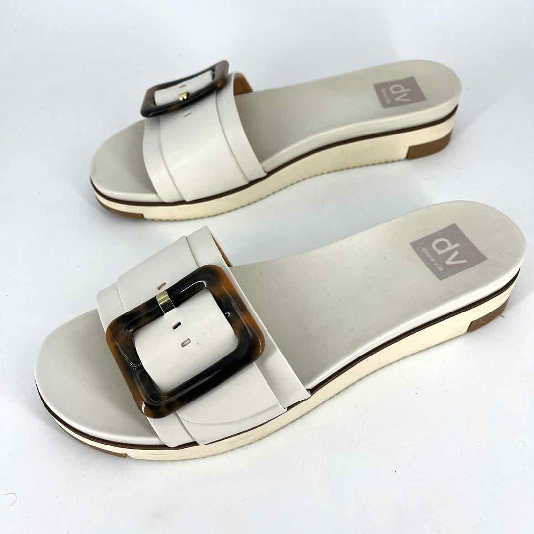 Shoe Size 10 Dolce Vita Ivory Faux Leather Sandals