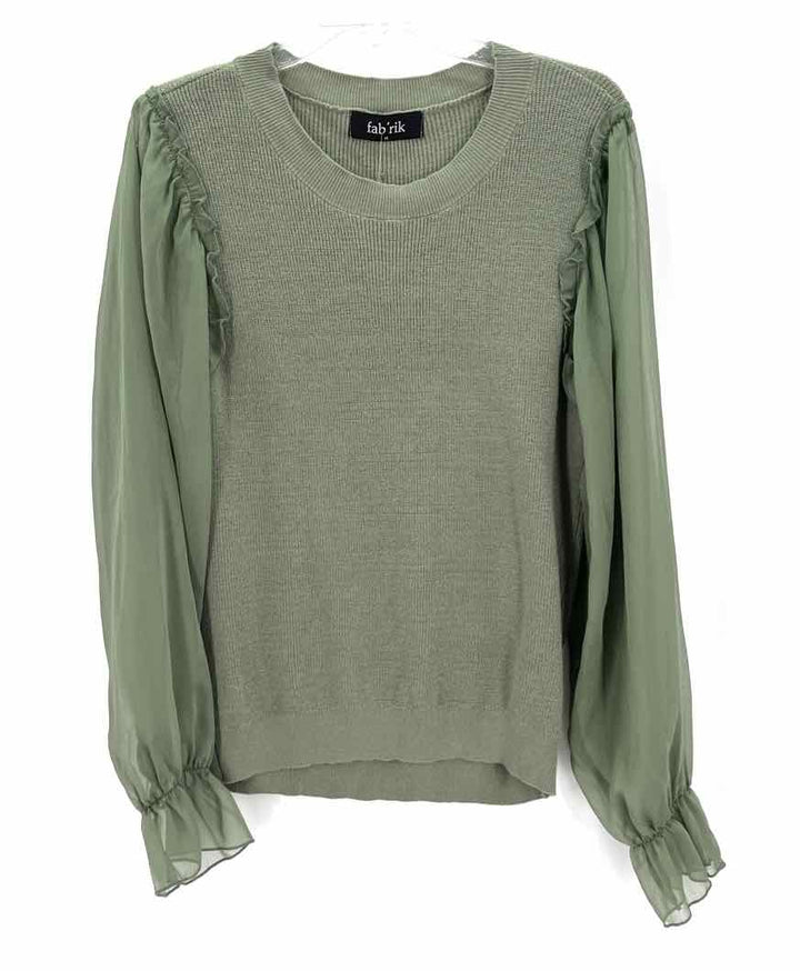Size M FABRIK Green Shirt