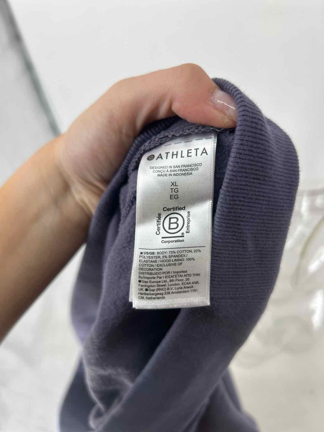 Size XL Athleta Lavender Sweater