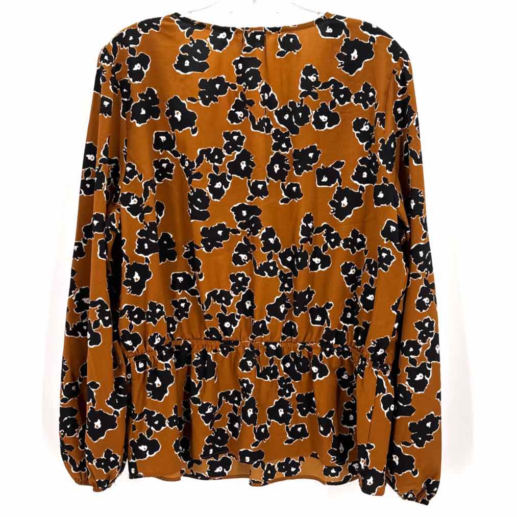 Size XL Nine West Brown Shirt
