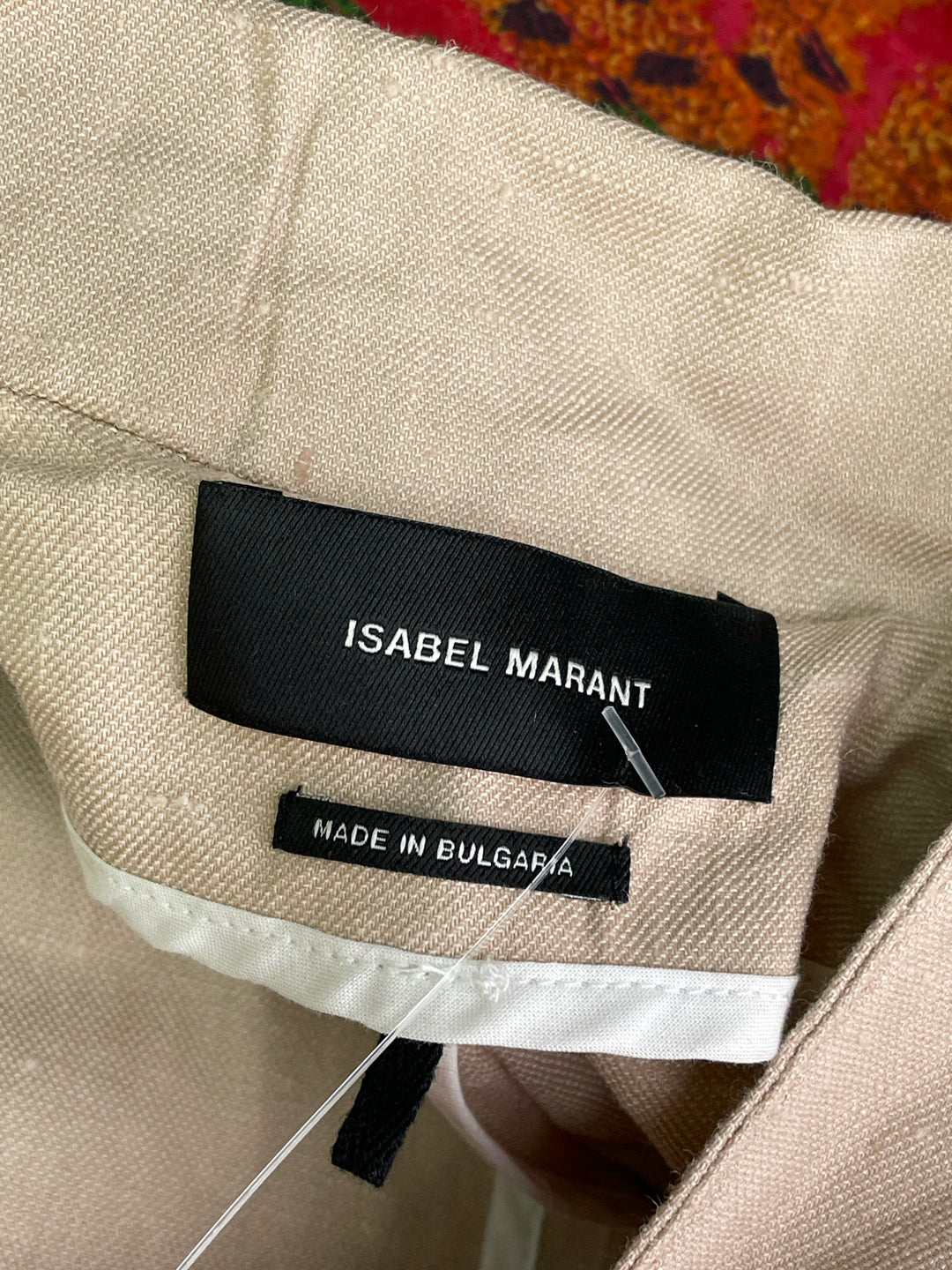 Size 36 ISABEL MARANT Peach Linen Blazer