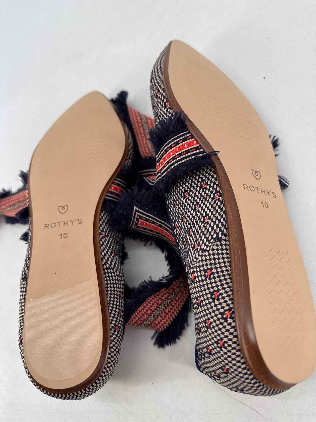 Shoe Size 10 ROTHY'S Navy Knit Flats