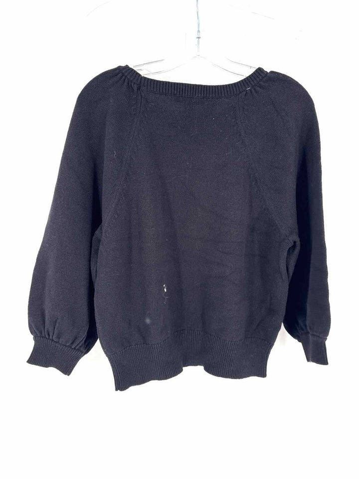 Size M Ann Taylor Black Knit Sweater