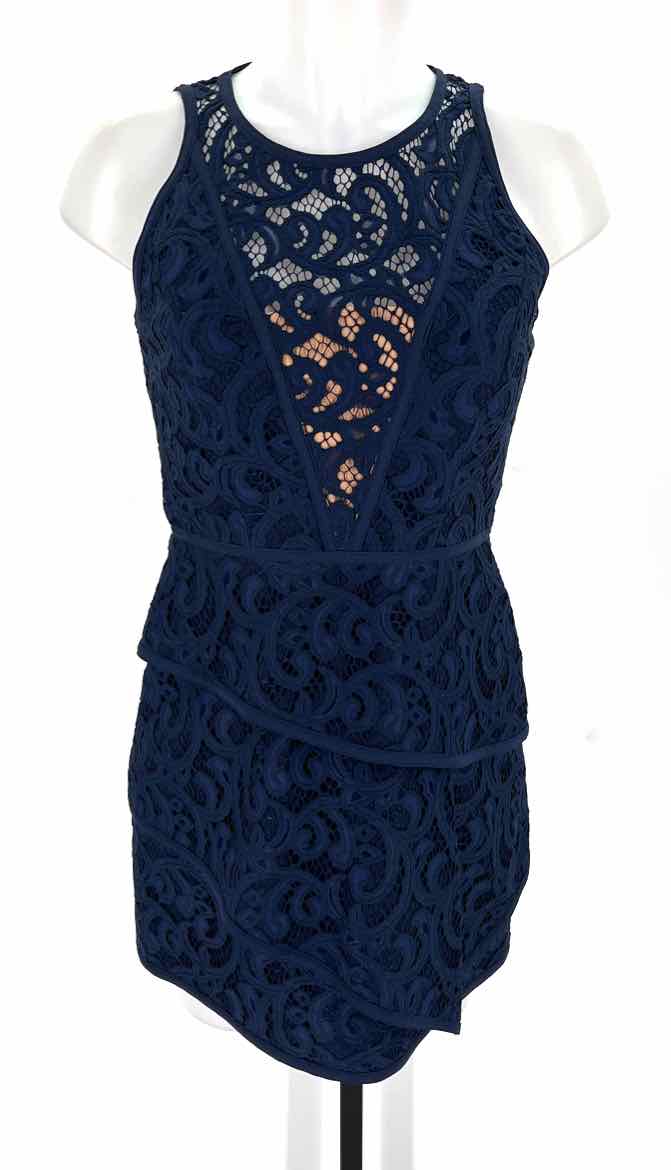 Size 4 BCBG Navy Lace Dress