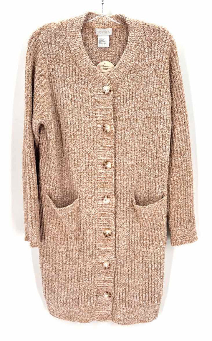 Size L TAN PRINT Sweater